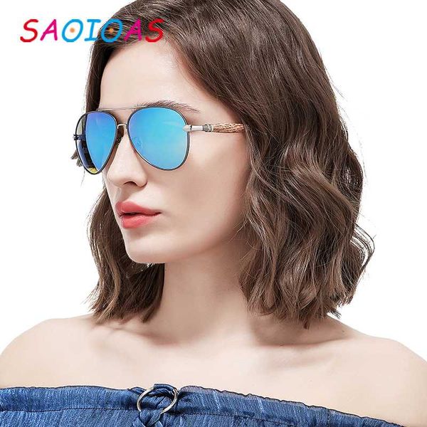 

saoioas brand new design alloy wooden handmade sunglasses men polarized eyewear accessories luxury sun glasses for women, White;black