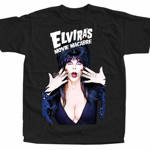 

elvira mistress of the dark movie poster mens tshirts men streetwear 2019 t shirt fashion 2019 t-shirt 100% cotton