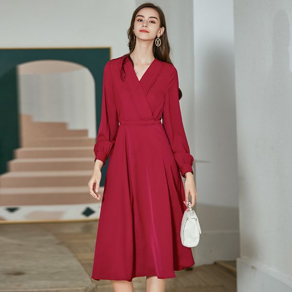 

first love french girl platycodon skirt spring dress new celebrity annual meeting dress sweater dress clothing, Black;gray