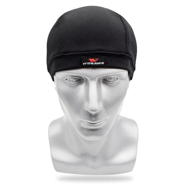 

cycling caps & masks 2021 men cap for helmet quick drying bike bicycle hat bandana fitness running training workout, Black