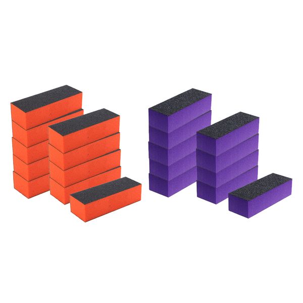 

20pcs grinding polishing blocky nail file for model polish nail art tools