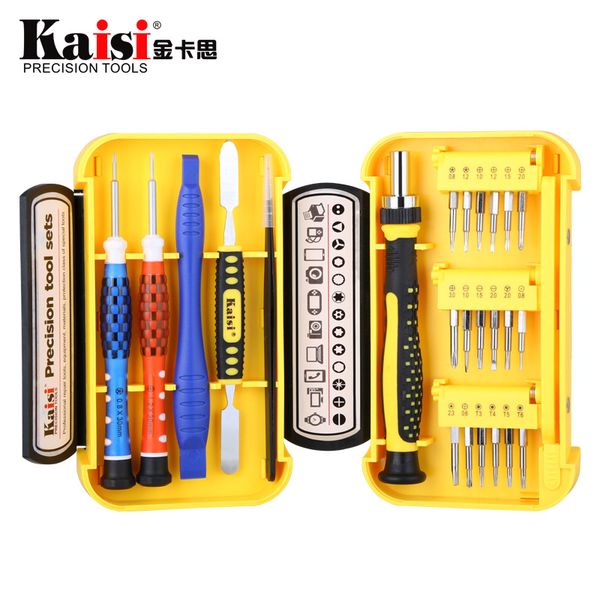 

kaisi 24 in 1 precision screwdriver sets tools professional digital repair tools mobile phone repair for 4s,5s,6s