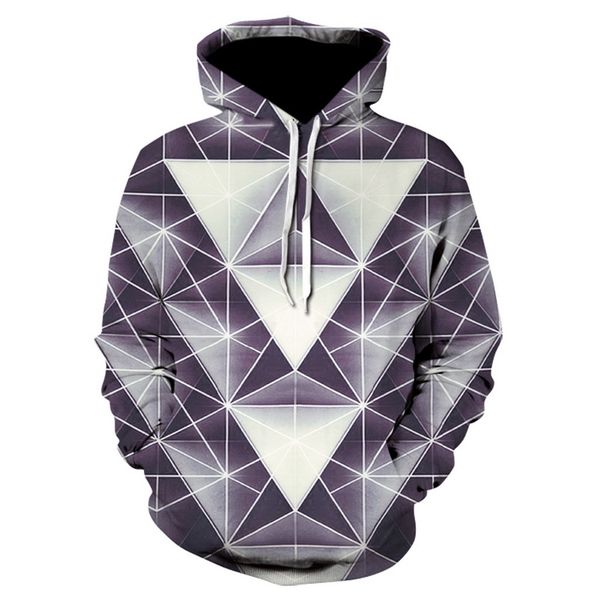 

psychedelic with geometric print, sweatshirt for men and women, funny 3d sweatshirts, hoodies, fashion hoodies 2020, men's, Black