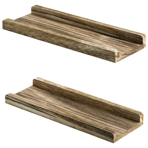 

2pcs / комплект home decor настенный держатель для хранения плавающие полки стеллаж