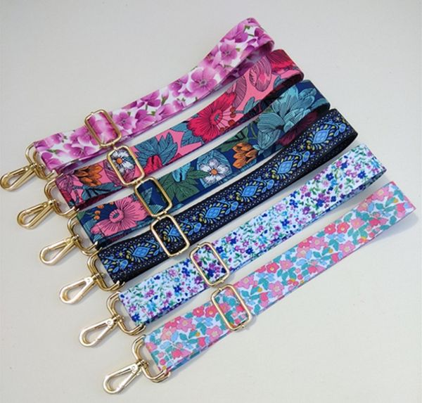 

bag handle bag strap for women removable diy shoulder rainbow handbag accessories cross body messenger nylon bag straps, Black