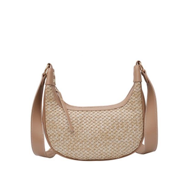 

women's crossbody bag 2020 new leisure straw bag beach tourism shoulder handbag holiday woven underarm bolsos de mujer