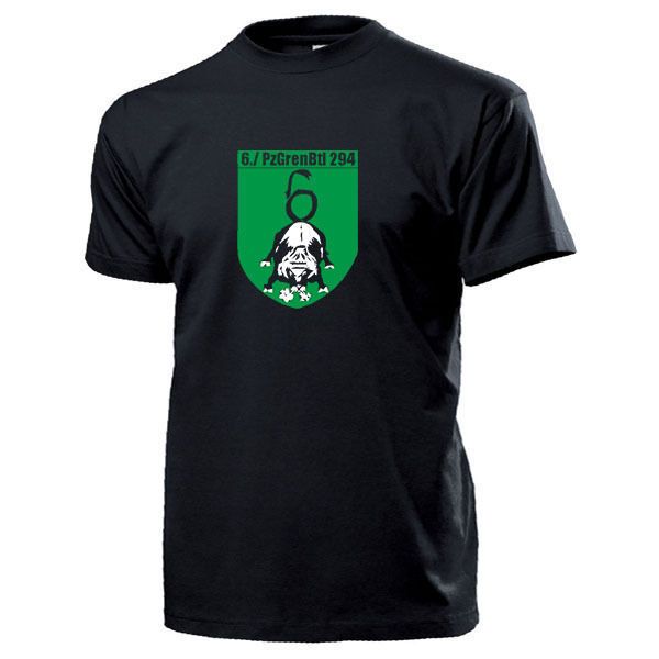 

2019 fashion summer style 6 pzgrenbtl 294 panzergrenadierbataillon bundeswehr wappen - t shirt #15755 tee shirt