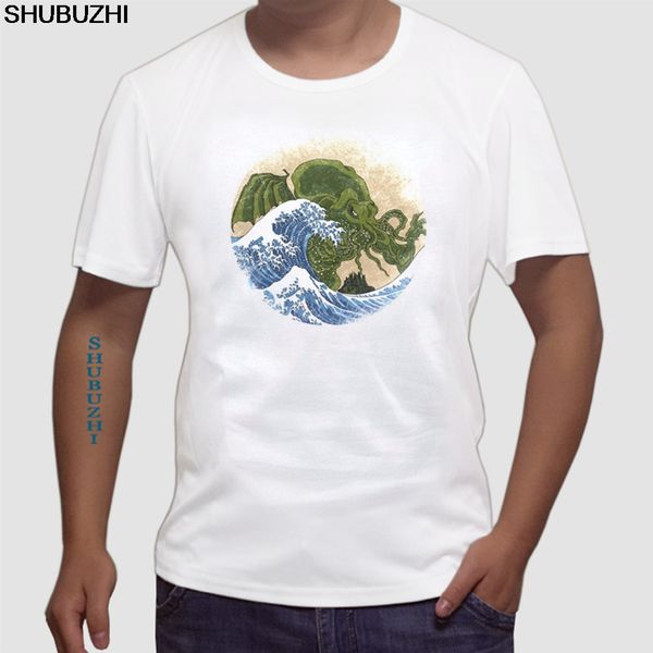 

дизайн футболки повседневная прохладный хокусай ктулху укиё-э большая волна off канагава на заказ тенниска пол si tee размер евро