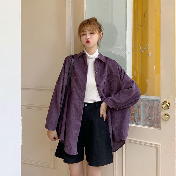 

vy1122 2020 spring summer autumn new women fashion casual ladies work blouse woman overshirt female fall 2020 women, White