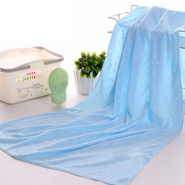 

быстросохнущий полотенце 70x140cm абсорбент медведь мультфильм микрофибры пляж полотенце