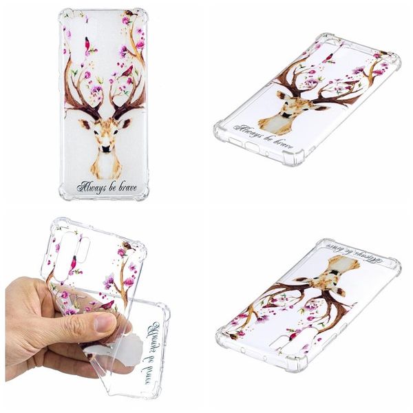

cgjxsshockproof soft tpu case for huawei p30 pro p smart 2019 galaxy s10 lite plus a8s a9 2018 owl lion flower unicorn flamingo panda cute c