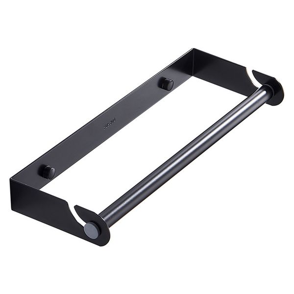 

stainless steel storage rack wall mount detachable cling film dispenser drilling