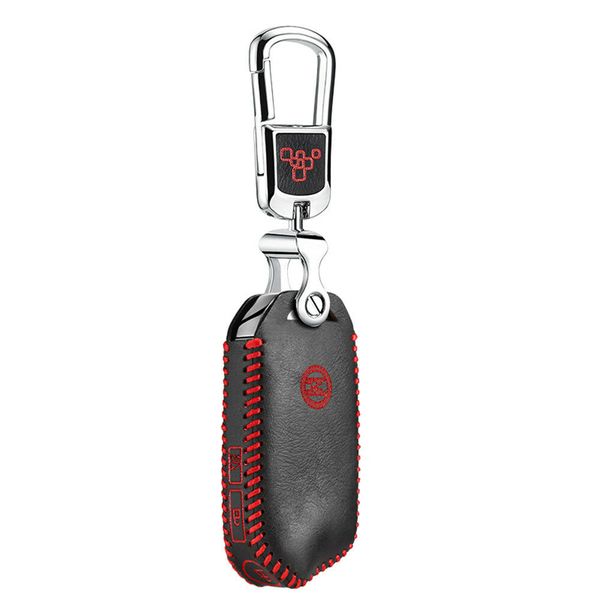 

car key bag case for kia stinger 2018 2019 3 button leather key cover key2s