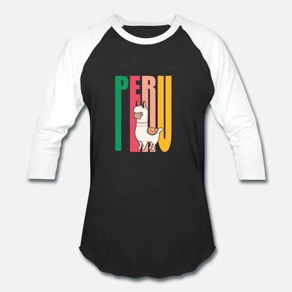 

peru alpaca lama sweet funny backpacking gift t shirt men printing short sleeve plus size 3xl pictures loose basic spring autumn shirt