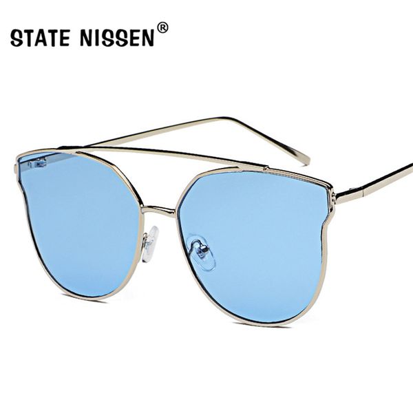 

state nissen vintage glasses with clear lens women men plain mirror prescription myopia optic frame eyeglasses, Black