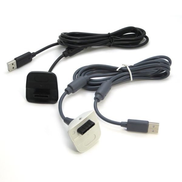 

cgjxswholesale 2 colors quick charging usb play charger cable for microsoft xbox 360