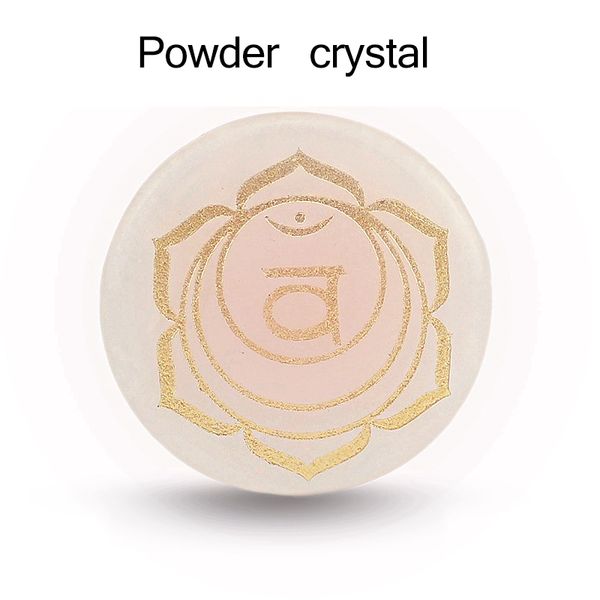 

charms jingzeyi stones set of polished palm natural crystals healing chakra spiritual meditation energy balance round stone, Bronze;silver