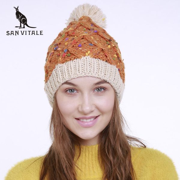 

women's skullies beanies hats winter warm hats classic style cap cotton black friday deals with ears beret knit, Blue;gray