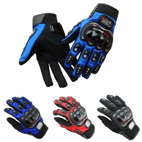 

wholesale-full finger sport gloves racing motorcycle motorbike motocross cycling bike, Black