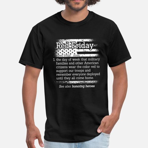 

red friday honor heroes definition military t shirt men designing cotton euro size s-3xl pictures anti-wrinkle fashion spring cool shirt