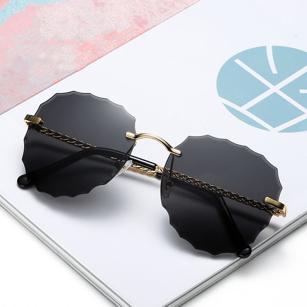 

sun glasses for men gafas de sol de los hombres rimless trending products 2020 zonnebrillen luxury fashion sonnenbrille shades, White;black