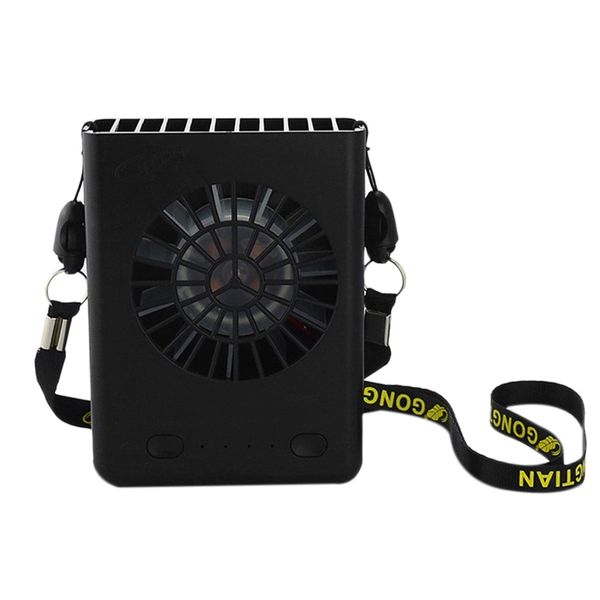 

multi-functional rechargeable hanging mini fan 3 speeds handheld portable fans home office travel air cooling deskusb fan