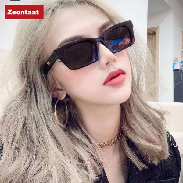 

style star with the same paragraph small square sunglasses female retro leopard sunglasses anti-uv male, White;black