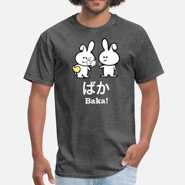 

baka anime rabbit slap t shirt men graphic 100% cotton size s-3xl pictures graphic comical summer style leisure shirt