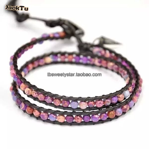 

tennis imperial stone bracelet double wrap leather for woman, Golden;silver