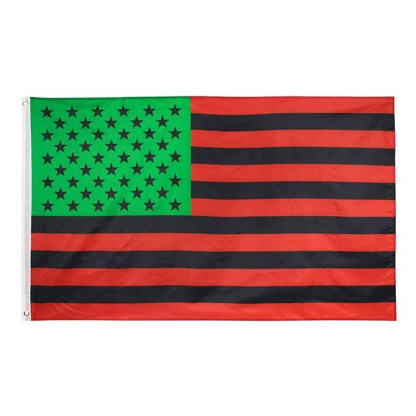 UNIA Black Liberation African Afro American Flag Poliestere per esterni o interni Club Stampa digitale Banner e bandiere all'ingrosso