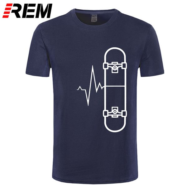

brand men shirt heartbeat t shirts live to skateboard t shirt