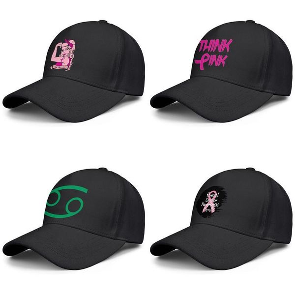 

fashion baseball cap breast cancer awareness month adjustable ball hat cool personalized trucker cricket astrology zodiac signs moon for, Blue;gray