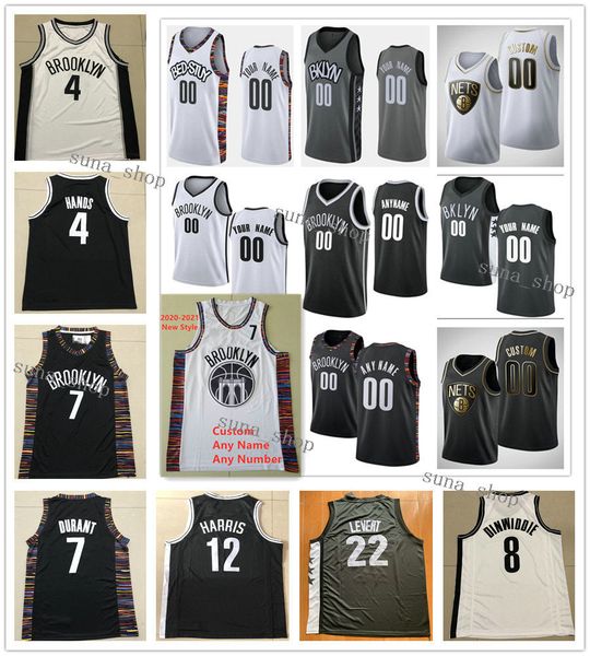 

printed men 26 spencer dinwiddie 12 joe harris 17 garrett temple 2 taurean prince 22 caris levert 1 jamal crawford jerseys, Black