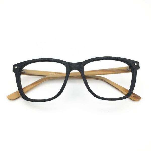 

belight optical mens women wood pattern acetate classical glasses frames designer optical eyglasses fashion prescription eyewear, Black