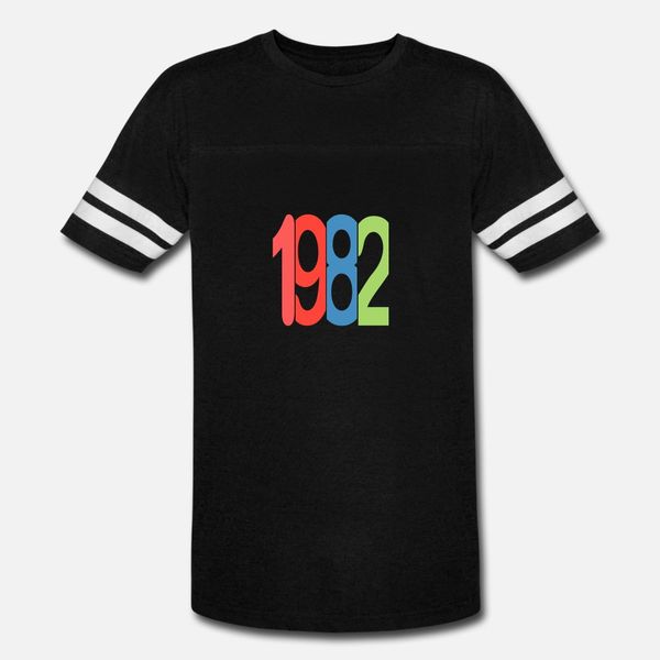 

1982 t shirt men designs short sleeve s-xxxl leisure anti-wrinkle comfortable summer style vintage shirt