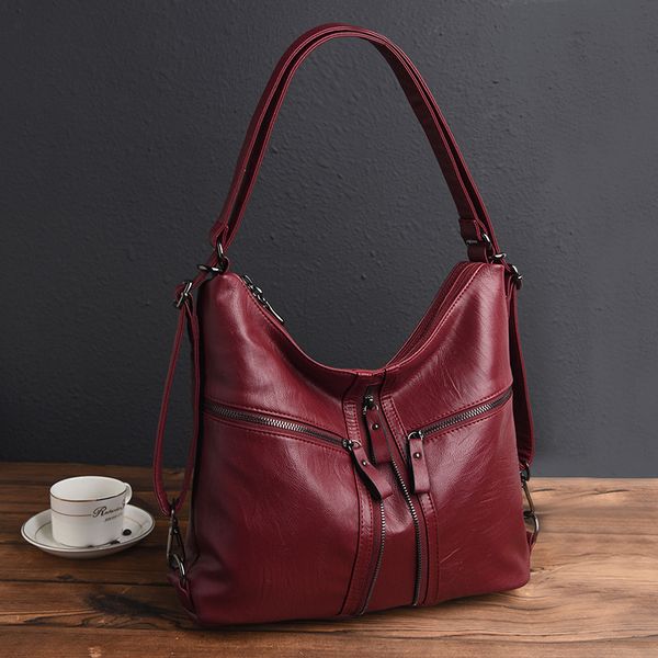 

женские сумки новая мода сумки на ремне большой емкости три-purpose