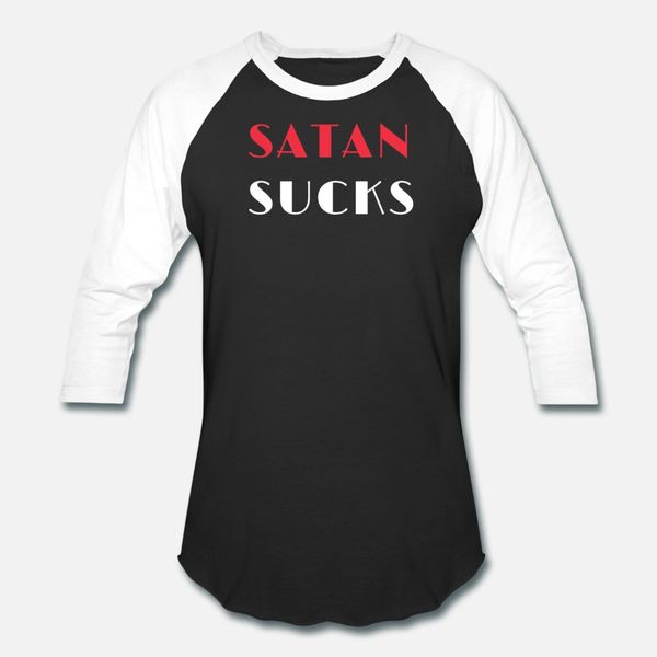 

satan sucks bible verse christian love christ t shirt men design short sleeve crew neck natural graphic funny casual summer letters shirt