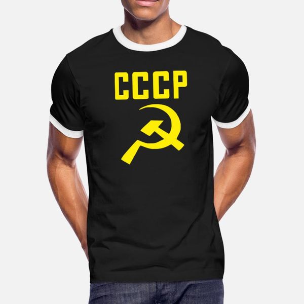 

cccp hammer sickle soviet union communist commun t shirt men designing cotton s-xxxl pattern anti-wrinkle breathable summer novelty shirt