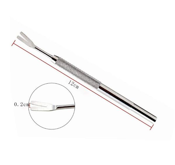 

2 in 1 stainless steel pet dog flea remover tick removal tool double head fork tweezers clip dogs cat puppy pet supplies