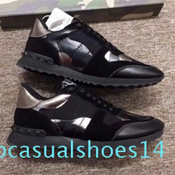 

popular lover brand low arena sneaker shoes mens casual shoes lace-up calfkin leather kanye west outdoor trainers flats 100252 t14, Black