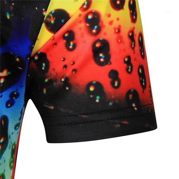 

designer pearl causal mens clothing summer mens 3d tshirts o-neck short sleeved water drop cool tees teenagers, White;black