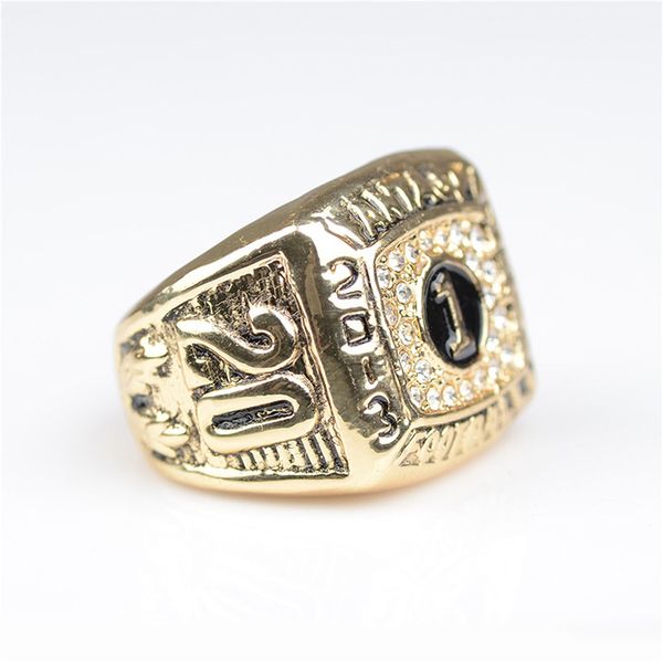 

factory wholesale 2013 fantasy football league ffl championship ring for fans mens' souvenir gift, Golden;silver