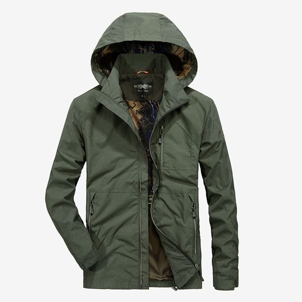 

мужчины весна осень открытый походные куртки водонепроницаемый ветровка climbing кемпинга trekking дождя пальто мужские куртки с капюшоном, Blue;black