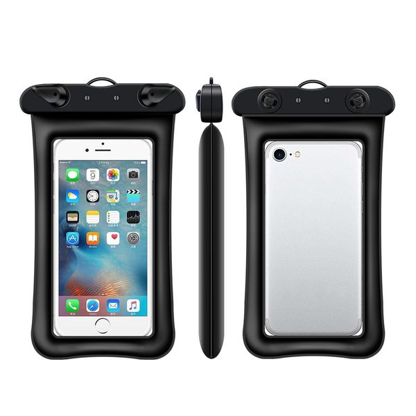 

pvc environmental protection transparent mobile phone waterproof bag touch screen drifting sealed protective bag