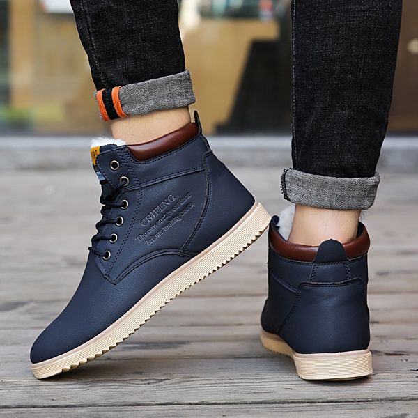 

casuales botas boty coturno leather dress sapato sports western mens mens shoe cuero sapatos leisure shoes black casual men on