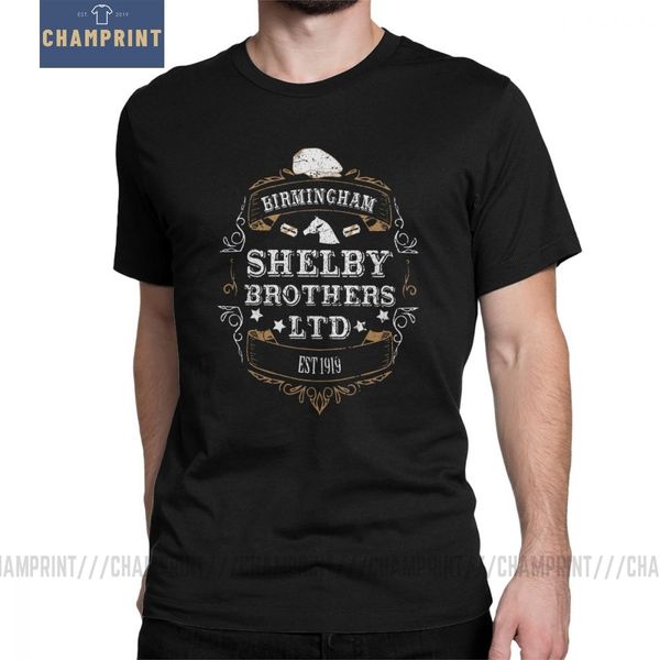 

men's t shirt peaky blinders shelby brothers ltd funny short sleeve tee shirt round neck 100% cotton graphic t-shirt