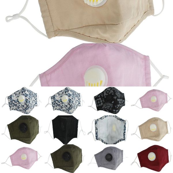 

new pm2.5 reusable anti-dust washable face 2020 mask masks valve protective cotton face ma f3zh1