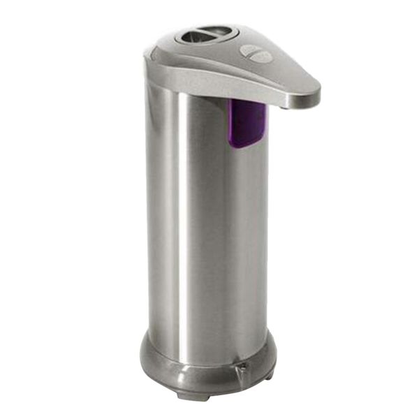 

stainless steel automatic liquid soap dispenser, waterproof base touch battery operated