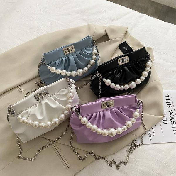 

for women luxury designer small cute lady crossbody handbags pearl clutch bags shoulder messenger bag