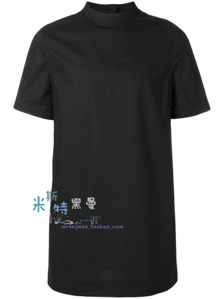 

s-5xl 2020 new men's fashion dj costume male personality hair stylist stand collar short sleeve shirt costumes clothing, White;black